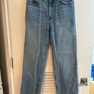 Abercrombie Split Hem 90s Relaxed Jeans